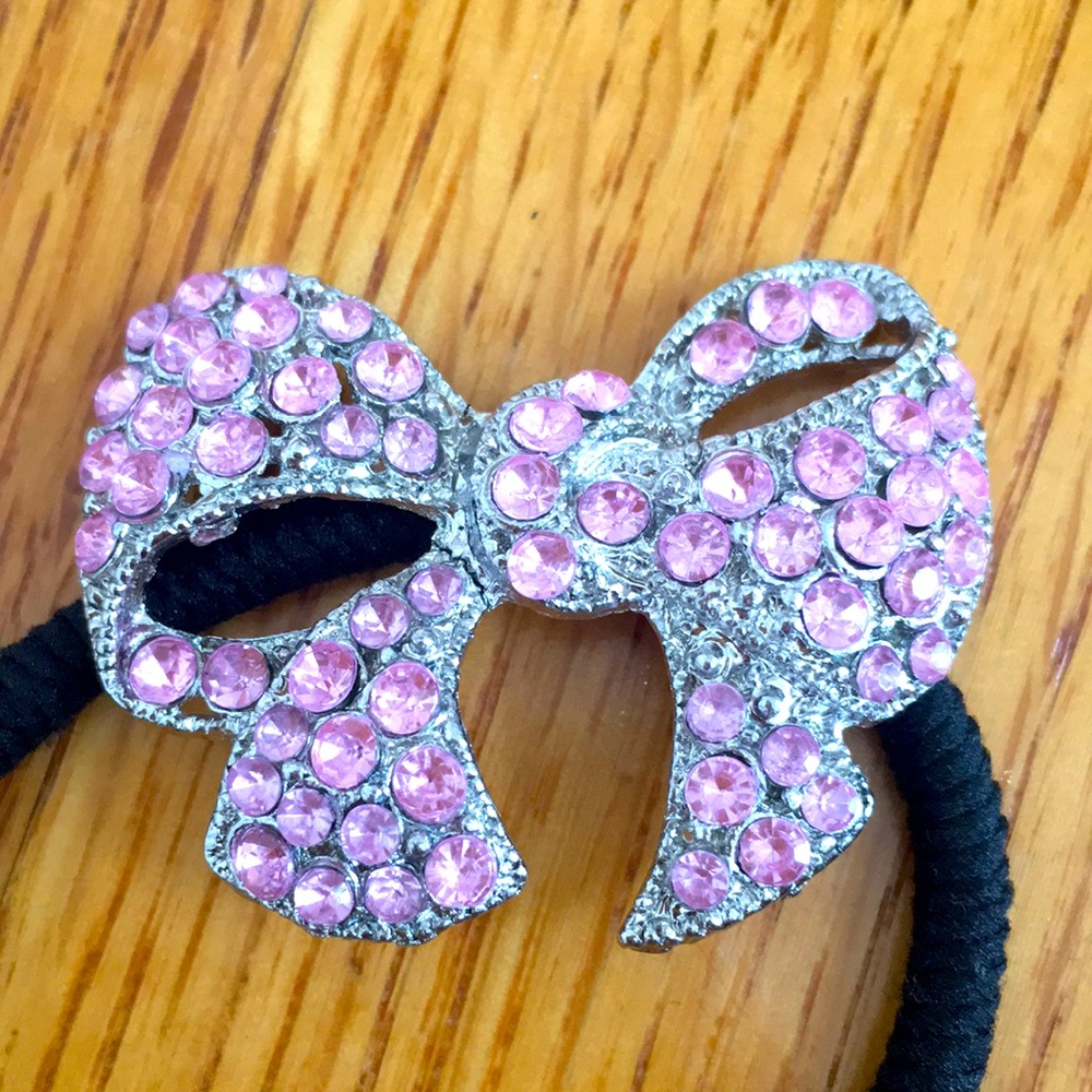 Pink Stones Hair tie New
